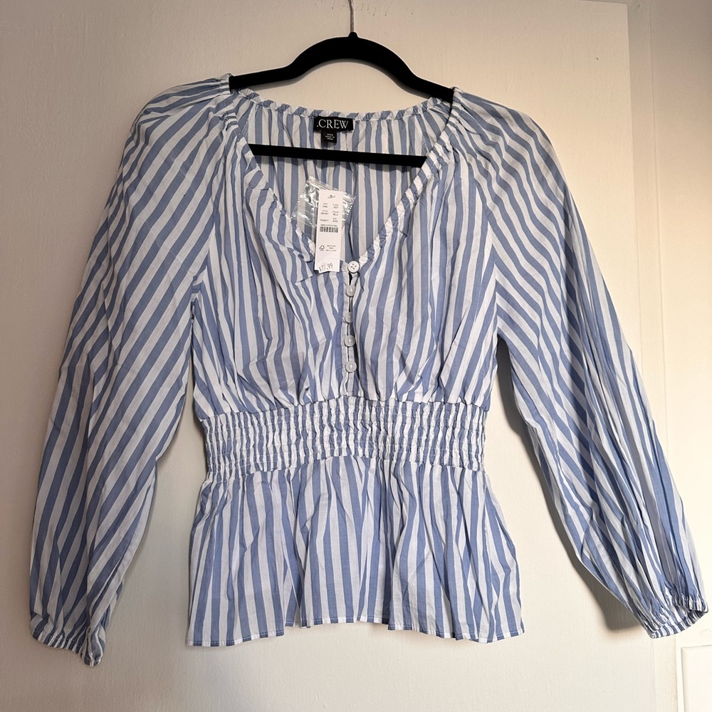 Jcrew striped top! Brand new with tags!
